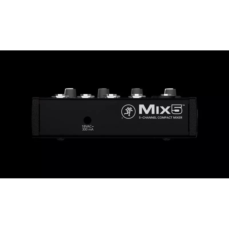 Mackie Mix5 5 kanałów 20 - 30000 Hz Czarny