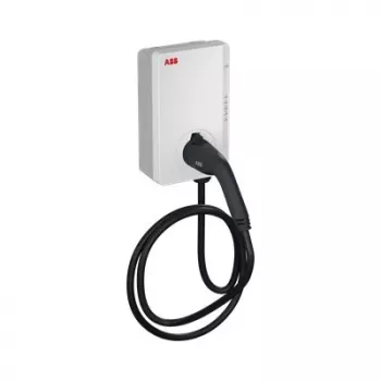 Charging Case ładowarka ABB Terra AC W22-G5-R-C-V2-0 wallbox Typ 2, 22kW, kabel 5m, zasilanie 3-fazowe/32A, Bluetooth, Wi-Fi, Ethernet, z czytnikiem RFID, modem GSM/4G