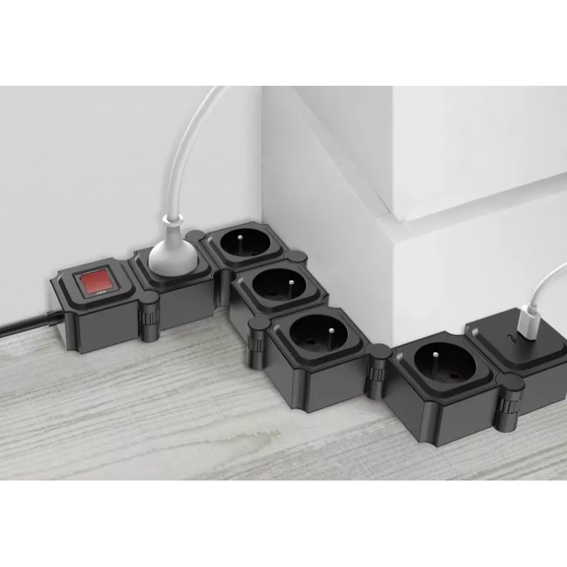 Listwa zasilająca TB Energy Power Strip 1,5 m — kabel 1,5 m, wiele gniazd