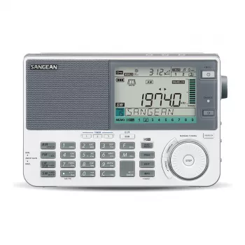Przenośne radio Sangean ATS-909 X2 — białe — cyfrowe strojenie AM FM SW