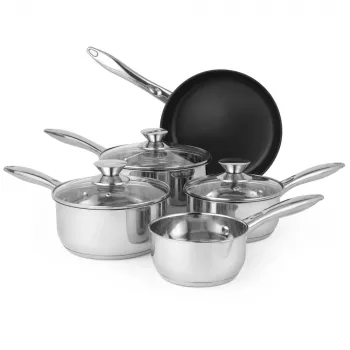 Zestaw garnków Russell Hobbs BW06572EU72 — 5-elementowy zestaw ze stali nierdzewnej