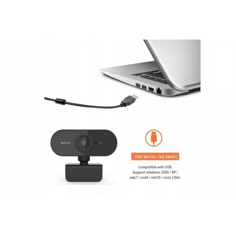 Kamera internetowa MANTA W177 rozdzielczość 1080p z łącznością Bluetooth