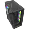 ELITE SHARK CA500, obudowa typu Tower, czarna, hartowane szkło x 2