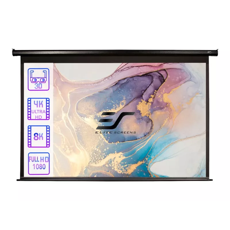 Elite Screens | Spectrum Series | Electric100H | Przekątna 100 cali | 16:9 | Szerokość obrazu (W) 221 cm | Czarny