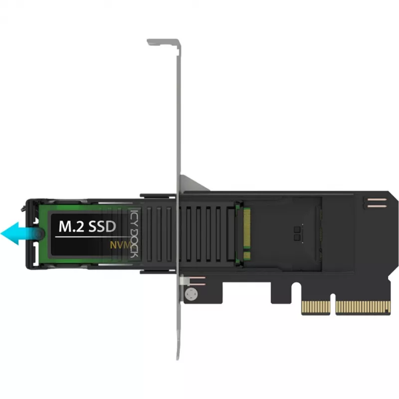 ICY DOCK MB305M4P-B Wymienna karta adaptera M.2 NVMe SSD na PCIe 4.0 x4