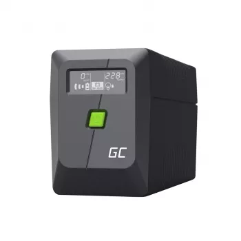 UPS Line-Interactive zielony Cell 6,5 kVA, 360 W, 2 gniazda AC, 12 V 7 Ah VRLA, USB, tower, czarny