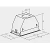 CATA GC DUAL BK Czarny 600 m³/h
