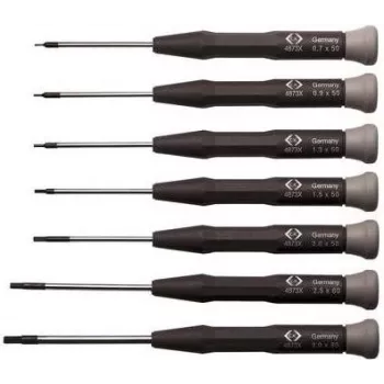Zestaw wkrętaków c.k tools T4874X — 7 sztuk precyzyjnych wkrętaków do elektroniki