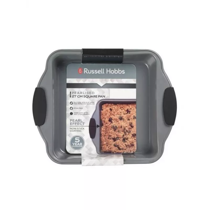 Kwadratowa patelnia Russell Hobbs RH01913EU7 27 cm perłowa powierzchnia nieprzywierająca