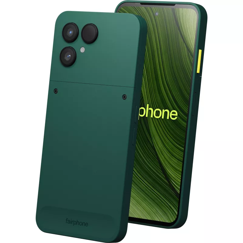 Fairphone (Gen 6) 16 cm (6,31 inch) Dual SIM Android 15 5G USB Type-C 8 GB 256 GB 4415 mAh Zielony