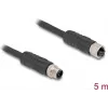 DeLOCK kabel czujnikowy/aktualizacyjny 80522 5 m RST M12 Czarny