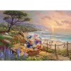 Thomas Kinkade Studios: Disney - Donald and Daisy A Duck Day Afternoon, Puzzle 1000 elementów