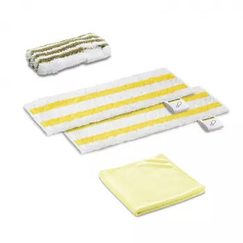 Kärcher 2.863-346.0 - Bodentuch - Biały - żółty - fabric - Kärcher SC 2 Deluxe - SC 2 EasyFix - SC 3 EasyFix - SC 4 Deluxe - SC 4 EasyFix - SC 4 EasyFix - Iron SC... - 345 mm - 11