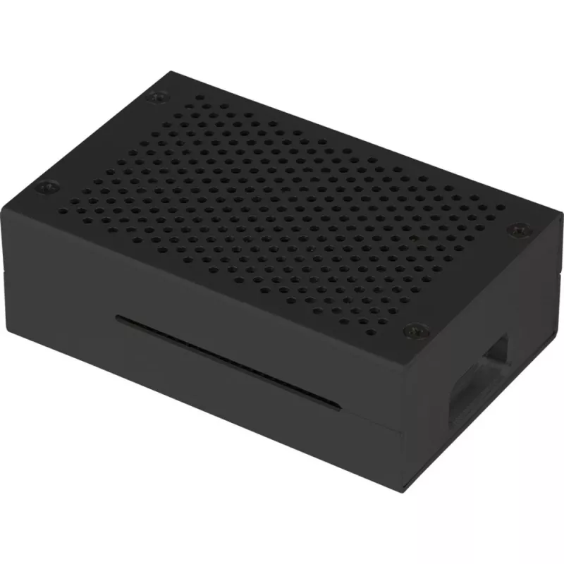 Obudowa aluminiowa do Raspberry Pi 4 B firmy JYT, model RB-AlucaseP4+01B, kolor czarny
