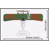 Klocki konstrukcyjne Cobi Blocks Nieuport 17 C.1 277 szt. — Zestaw modelu samolotu, Kolekcjonerski zestaw klocków