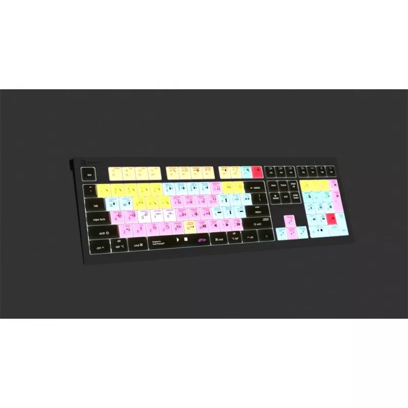 Logickeyboard ASTRA 2 USB QWERTZ Klawiatura Czarna Pełnowymiarowa 104 Klawisze