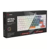 Klawiatura gamingowa Savio ASTRAL WHITE JADE 3 KOLORY USB QWERTY US International