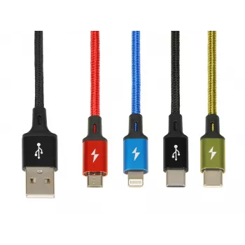Universal 4 in 1 charging kabel I-BOX USB IKUM4W1