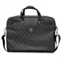 Torba na laptop GUESS GUCB15P4TK 16 cali czarny Saffiano z logo 4G Triangle