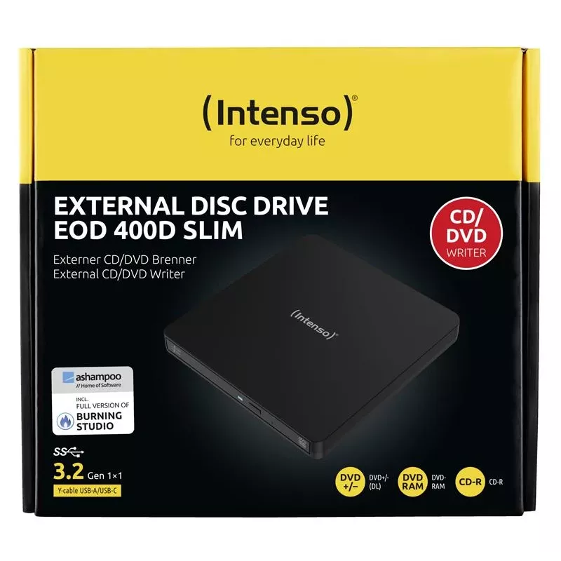 Nagrywarka DVD RW USB 3.2 EXT/CZARNA 5401400 Intenso
