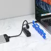UNITEK uHUB Q4 USB 3.2 Gen 1 (3.1 Gen 1) Type-A 5000 Mbit/s Czarny