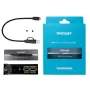 Zewnętrzna obudowa NVMe M.2 PCIe SSD PATRIOT PV810UPNGM — USB-C 3.2 Gen 2, obsługa 2230/2242/2260/2280, do 8 TB, aluminiowa, szara