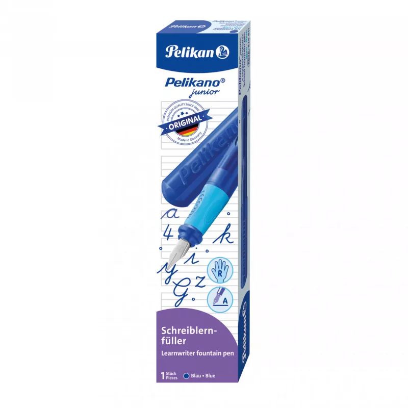 Pelikan 824811 Pióro wieczne, system napełniania nabojami, niebieskie