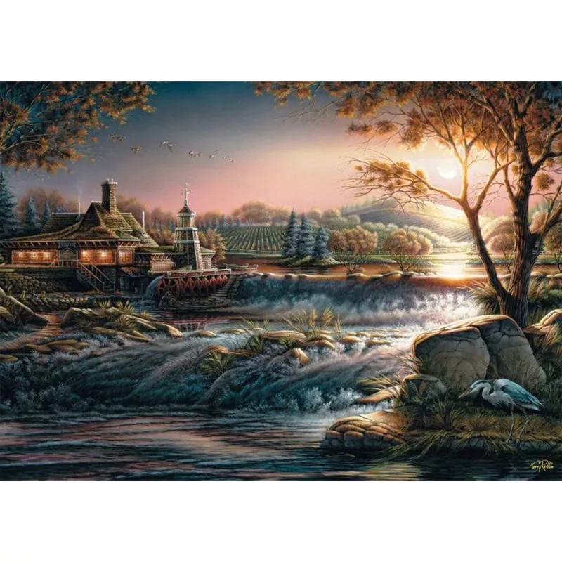 Terry Redlin: Lichter in der Wildnis, Puzzle 1000 elementów