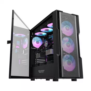 Obudowa komputerowa Darkflash DK431 Mesh, ATX, czarna