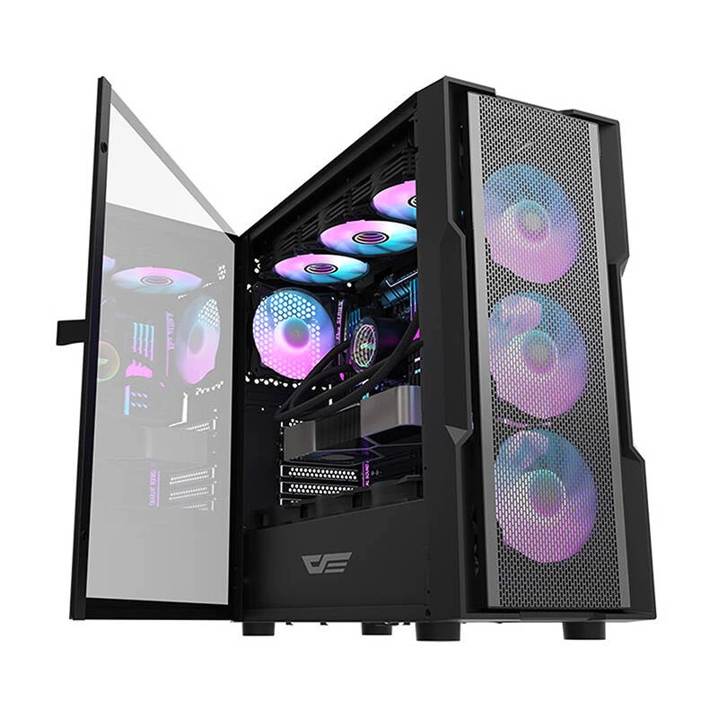 Obudowa komputerowa Darkflash DK431 Mesh, ATX, czarna