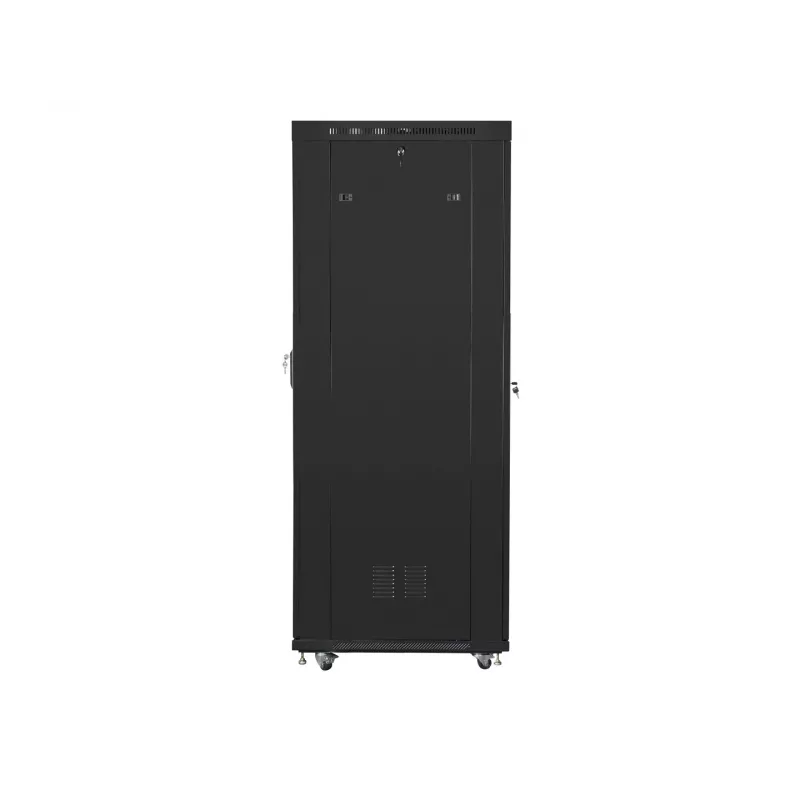 Lanberg FF01-8227-23BL szafa rack 27U wolnostojąca Czarna