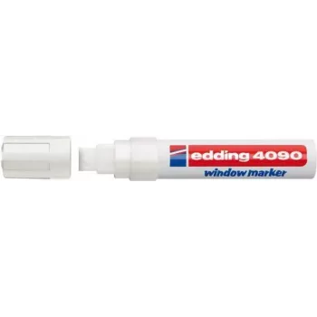 Marker kredowy Edding 4090 dłuto biały