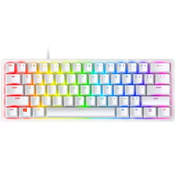 Klawiatura Razer Huntsman Mini Gaming USB QWERTY angielska biała