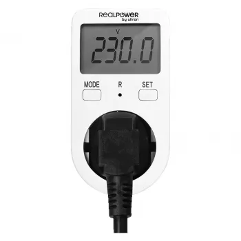 Miernik kosztów energii AC RealPower EM-1 wyświetlacz LCD 16A