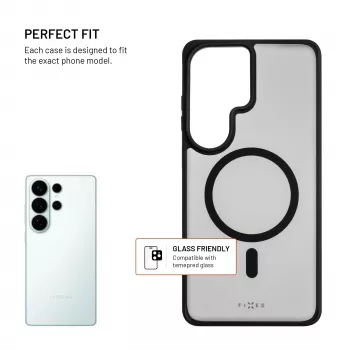 Fixed MagMisty | Pokrywa tylna | Samsung | Galaxy S26 Ultra | Poliwęglan/TPU | Czarny