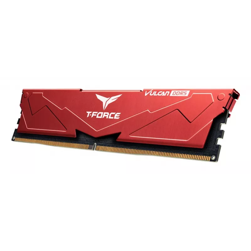 Team Group VULCAN FLRD532G6000HC30DC01, 32 GB, 2 x 16 GB, DDR5, 6000 MHz, 288-pin DIMM, czerwony