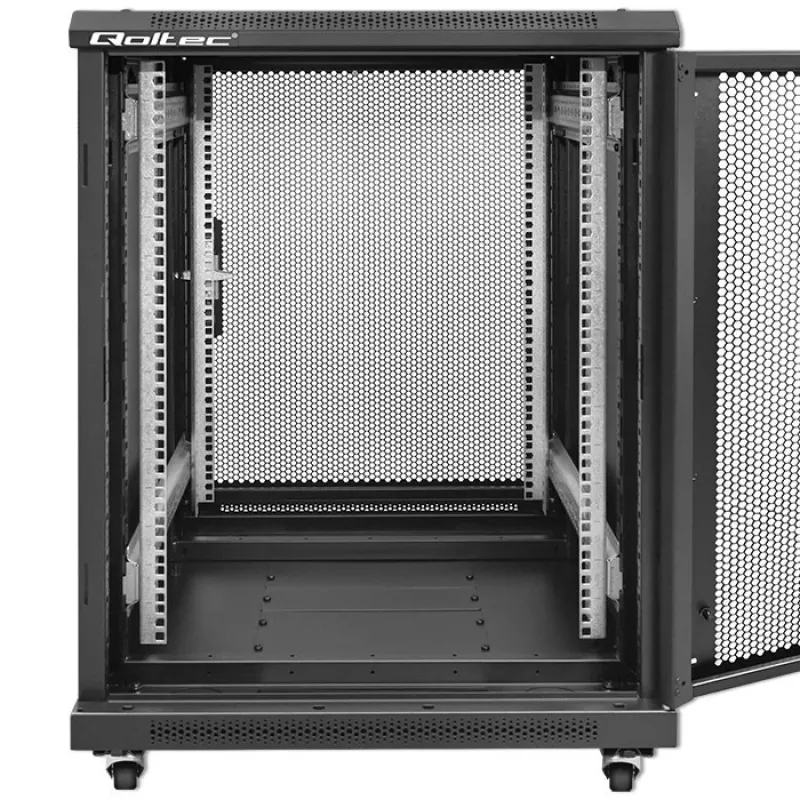 Szafa rack 19 cali QOLTEC 54519 15U — obudowa sieciowa/serwerowa, wysokość 15U, montaż 19 cali