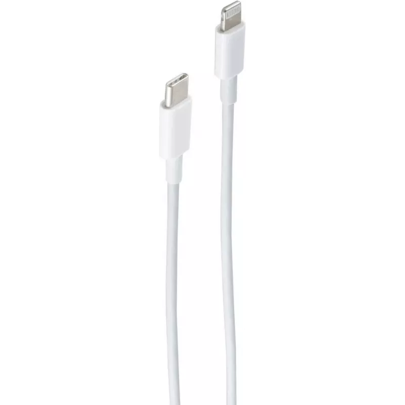 Kabel Lightning ShiverPeaks BS14-13052 1.5m Biały