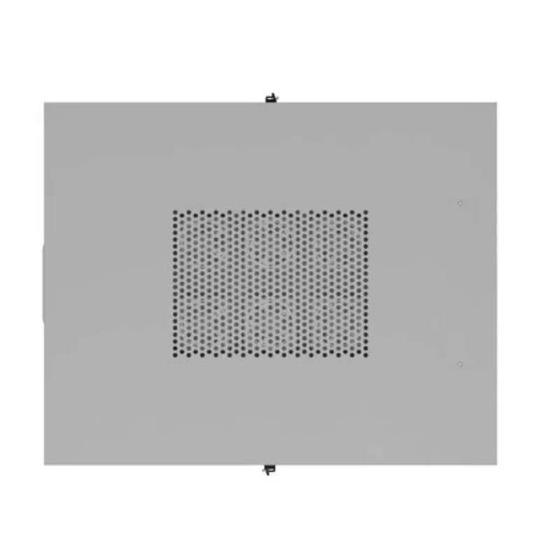 Szafa rack LANBERG FF01-8047-12SL 47U 800x1000 mm szara z przednimi i tylnymi drzwiami szklanymi oraz miejscem na panel LCD