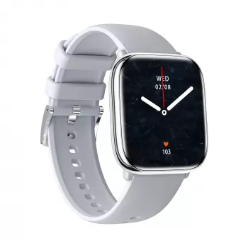 myPhone Watch Pastel 4.45 cm (1.75 inch) AMOLED 40 mm Cyfrowy 390 x 450 pikseli Dotykowy Srebrny