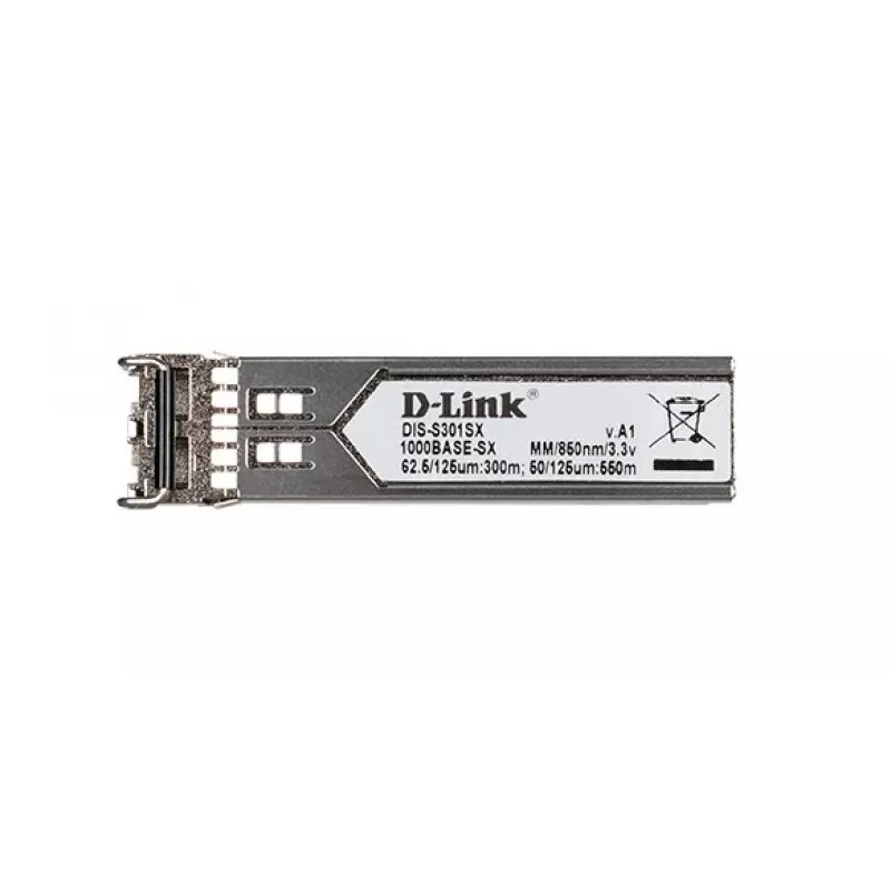 D-Link 1-portowy mini-GBIC SFP do 1000BaseSX – przemysłowy nadajnik-odbiornik