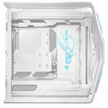 ASUS ROG GR701 Hyperion Biały, PC, Biały, ATX, EATX, micro ATX, Mini-ITX, Aluminium, Multi, Przód