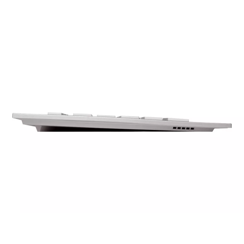 CHERRY DW 8000 klawiatura Mysz w zestawie Biurowa RF Bezprzewodowa QWERTZ Niemiecki Srebrny, Biały