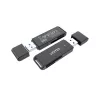 Czytnik kart Unitek Y-9327A USB 3.2 Gen 1 Type-A — MicroSD/SD, 2 gniazda, 5000 Mbit/s, czarny