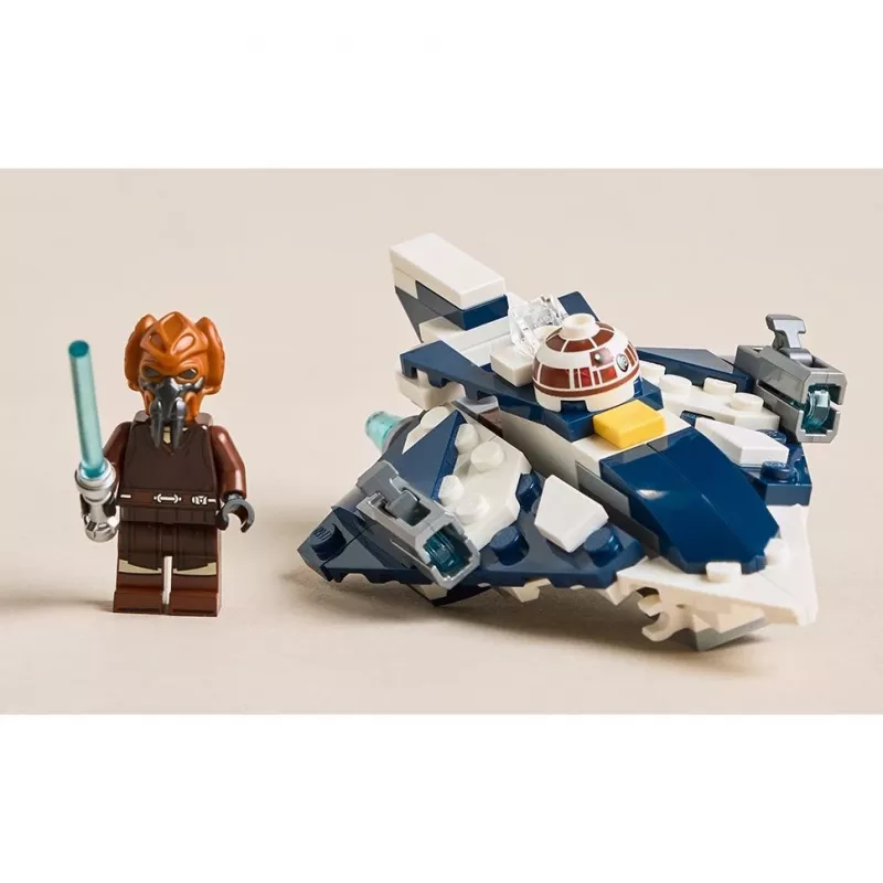LEGO Microfighter Star Wars Plo Koon's Jedi Starfighter 75400 — 89 elementów, 1 minifigurka, wiek 6+