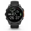 Garmin Fenix 8 3,56 cm (1,4) AMOLED 47 mm Cyfrowy 454 x 454 pikseli Ekran dotykowy Czarny Wi-Fi GPS (satelitarny)