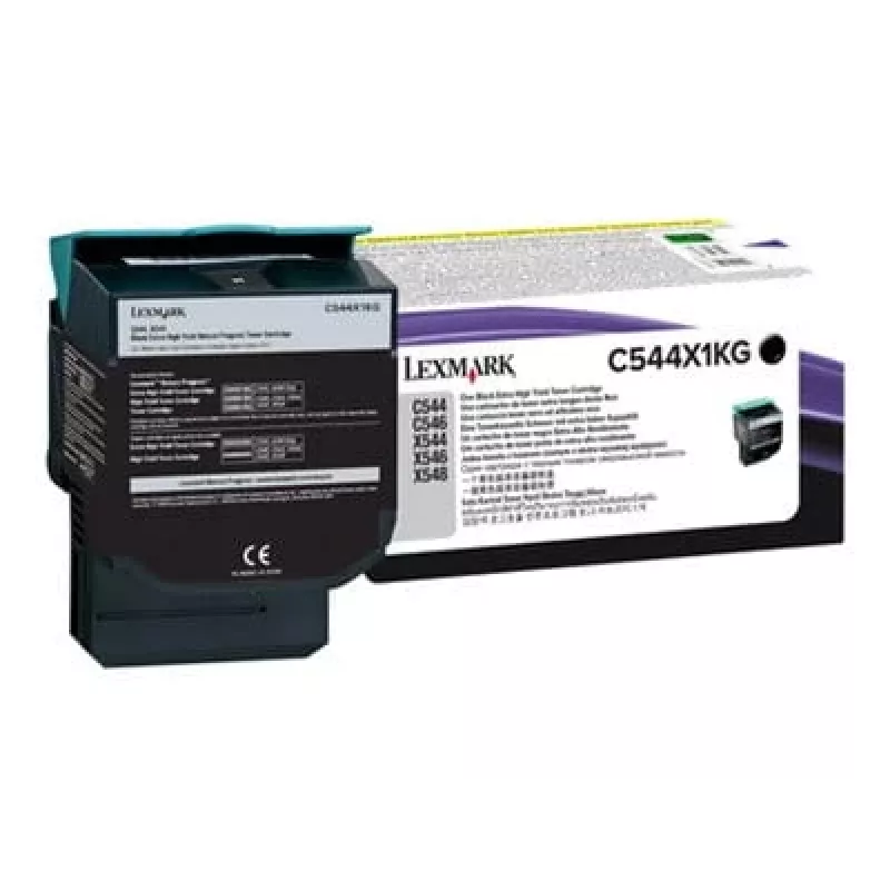 Lexmark C544X1KG - Tusz czarny - do C544dn, C544dtn, C544dw, C544n, X544dn, X544dn RCS, X544dtn, X544dw, X544n