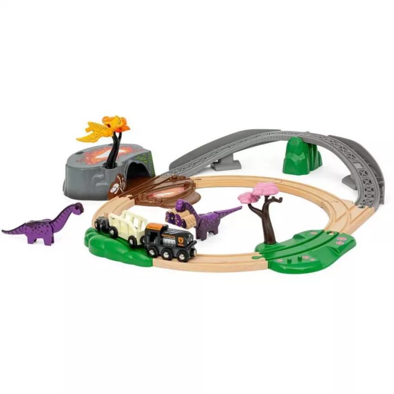 Brio World Zestaw Przygód z Dinozaurami, Tor