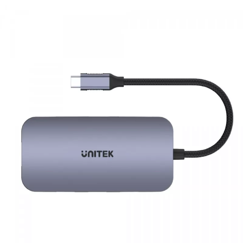 UNITEK D1071A hub interfejsowy USB 3.0 SuperSpeed 5 Gb/s Srebrny