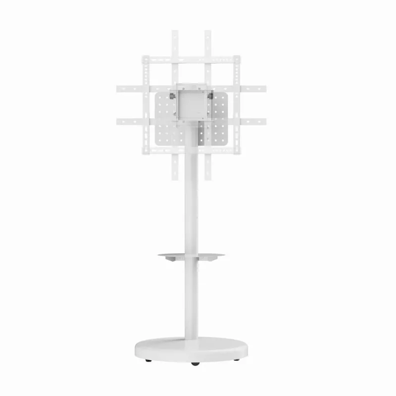 Wolnostojący stojak pod telewizor GEMBIRD TVS-86TR-01-W do telewizorów 37–86 cali, biały, obrotowy i z regulacją nachylenia, VESA 200x200–600x400, maks. obciążenie 50 kg